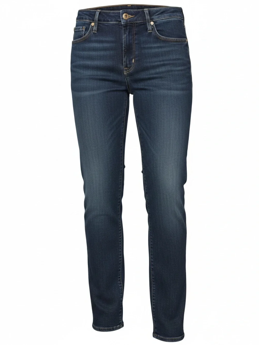 AG Adriano Goldschmied Mari Mid Rise Slim Straight Jeans Dark Wash Size 25